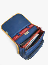 Sac � Dos 2 Compartiments Cameleon Bleu vintage urban PBVBSD39-vue-porte