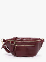 Heuptasje Leder Milano Rood shiny sauvage SS24119