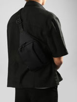 Cross Body Tas Etrier Zwart impulsion EIMP711M-vue-porte