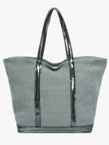 Schoudertas Met Rits L Le Cabas Linnen Vanessa bruno Blauw cabas lin 31V40409