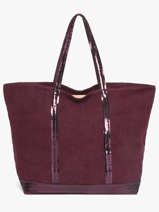 Le Cabas L Lin Paillettes Vanessa bruno Violet cabas lin 31V40409