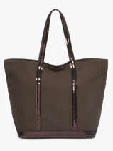 Le Cabas L Zipp� Paillettes Vanessa bruno Marron cabas 1V40409