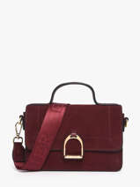 Sac Bandouli�re S Altesse Suede Etrier Rouge altesse suede EASU048S