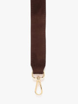 Bandouli�re De Sac Etrier Marron altesse suede EASU070M-vue-porte