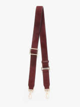 Schouderriem Etrier Violet altesse suede EASU070M