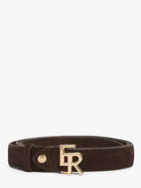 Verstelbare Riem Equestre Croco Etrier Bruin equestre croco EEQC414C