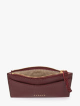 Porte-cartes Cuir Etrier Violet torsade ETOS094M-vue-porte