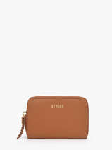 Portefeuille Torsade Leder Etrier Bruin torsade ETOS096M