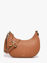Cross Body Tas Torsade Leder Etrier Bruin torsade ETOS167M
