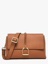 Cross Body Tas M Torsade Leder Etrier Bruin torsade ETOS169M