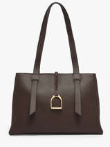 Schoudertas Torsade Leder Etrier Bruin torsade ETOS173L