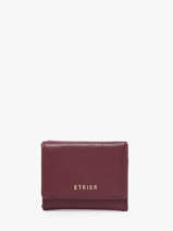Porte-monnaie S Tradition Cuir Etrier Rouge tradition ETRA095S