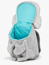Mini Sac � Dos Affenzahn Gris small friends FAS-vue-porte
