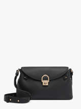 Cross Body Tas Equestre Leder Etrier Zwart equestre EEQT212M