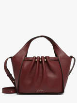 Handtas Foudre Leder Etrier Violet foudre EFOD238M