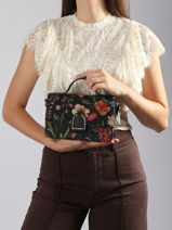 Sac Bandouli�re Altesse Jacquard Etrier Noir altesse jacquard EALJ048S-vue-porte
