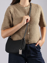 Sac Bandouli�re Ecuyer Cuir Etrier Noir ecuyer EECU1201-vue-porte