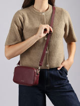 Sac Bandouli�re Tradition Cuir Etrier Violet tradition ETRA141S-vue-porte