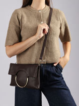 Sac Bandouli�re Tradition Cuir Etrier Marron tradition ETRA189M-vue-porte