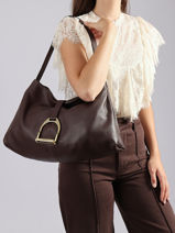Schoudertas M Etalon Leder Etrier Bruin etalon EETA197M-vue-porte
