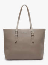 Handtas Saffiano Polyurethaan David jones Grijs saffiano 5