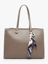 Schoudertassen Saffiano David jones Grijs saffiano 4N