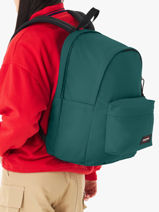 Sac � Dos 1 Compartiment + Pc 16" Eastpak Vert authentic EK0A5BIK-vue-porte