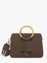 Sac Bandouli�re S Camomille Woomen Marron camomille WCAO1S