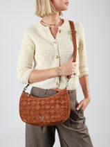 Sac Bandouli�re Aubepine Woomen Marron aubepine WAUB19-vue-porte