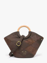 Sac Bandouli�re Neflier Patchwork Woomen Marron neflier patchwork WNET02