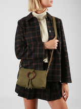 Sac Bandouli�re Verveine Woomen Vert verveine WVER01-vue-porte