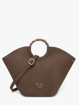 Sac Port� Main Neflier Pearl Woomen Marron neflier pearl WNEP01