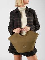 Sac Port� Main Neflier Pearl Woomen Vert neflier pearl WNEP01-vue-porte
