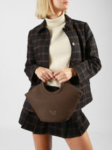 Cross Body Tas Neflier Pearl Woomen Bruin neflier pearl WNEP02-vue-porte