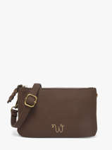 Sac Bandouli�re Neflier Pearl Woomen Marron neflier pearl WNEP45
