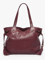 Schoudertas Cow A4 Leder Basilic pepper Rood cow 756385