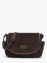 Cross Body Tas Vienne Leder Basilic pepper Bruin vienne BVIE02