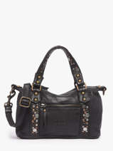 Cross Body Tas Brooklyn Leder Basilic pepper Zwart brooklyn BBRO03