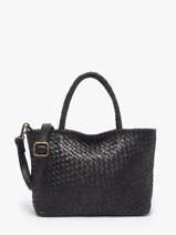 Cross Body Tas Lisbonne Basilic pepper Zwart lisbonne BLIS01