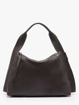 Sac Port� �paule Leather Cuir Biba Marron leather VIE1L