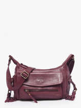 Cross Body Tas Cow Leder Basilic pepper Rood cow BCOW91