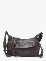 Cross Body Tas Cow Leder Basilic pepper Bruin cow BCOW91