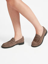 Mocassins En Cuir Tamaris Marron women 47-vue-porte