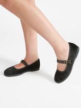 Ballerines Avec Brides Victoria Noir women 1080111-vue-porte