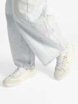 Sneakers En Cuir Tommy hilfiger Blanc women 9391YBL-vue-porte