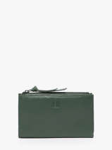 Portefeuille Cuir Biba Vert wallet VAW3L