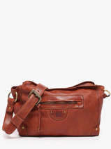 Cross Body Tas Heritage Leder Biba Bruin heritage AKA3L