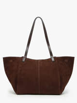 Schoudertas Suede Leder Lancaster Bruin suede 58