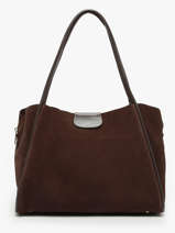 Handtas Suede Ida Leder Lancaster Bruin suede ida 102