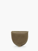 Porte-monnaie Oil Cuir Etrier Vert oil EOIL044